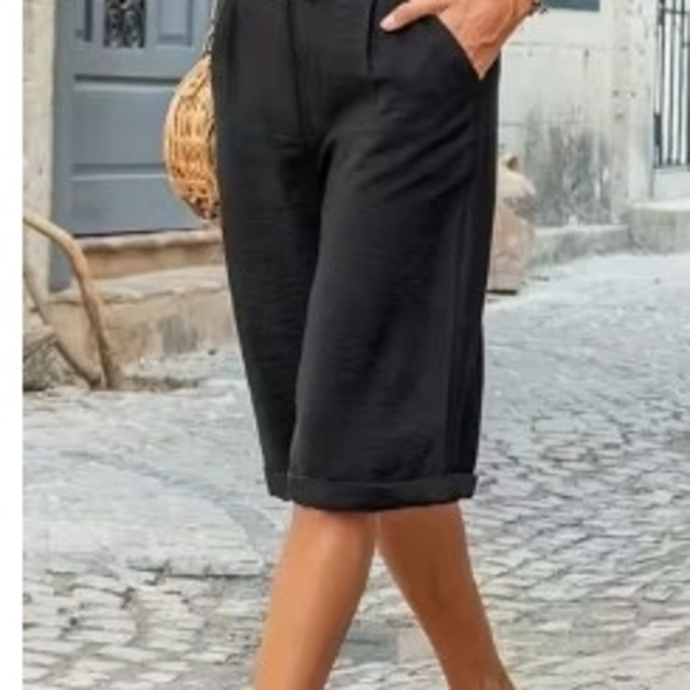 $15 Or Two For $20 Stylish Black Bermuda Shorts